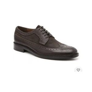 New Blake Mckay pierce wingtip oxford dress shoes brown sz 8 11.5 Leather